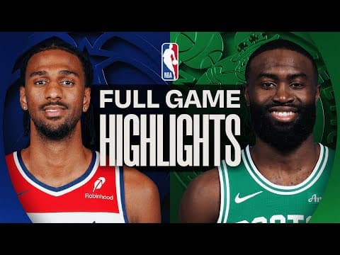 WIZARDS at CELTICS | FULL GAME HIGHLIGHTS | November 5, 2025