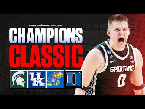 2025 Champions Classic: Michigan State ROUTS Kentucky, Duke handles Kansas to earn 5th straight win