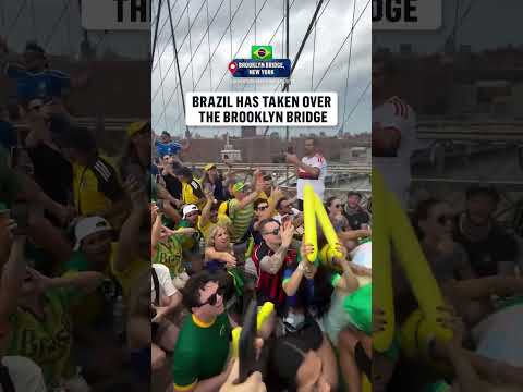 Absolute scenes from #Brazil fans in New York