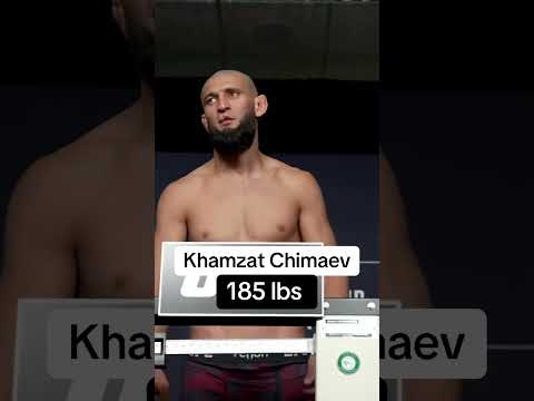 Khamzat makes championship weight ahead of #UFC328 ⚖️ (via UFC)