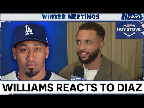 Newly signed Devin Williams reacts to the departure of Edwin Diaz from the Mets | Mets Hot Stove