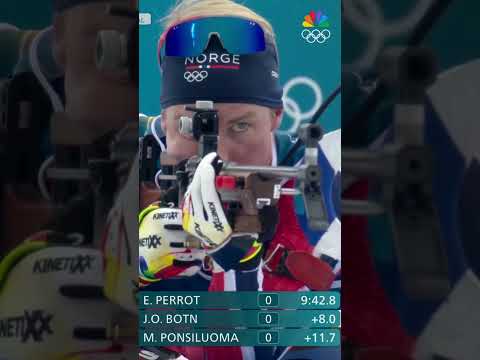 Botn wins gold in the men’s 20km biathlon. 🥇🎯