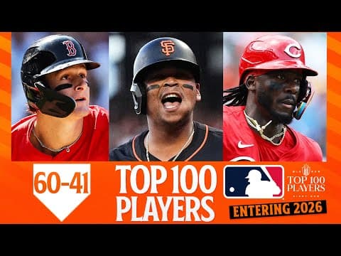 2026 Top 100 Players in MLB: 60-41 (Ft. Roman Anthony, Jacob deGrom, Elly De La Cruz and MORE!)