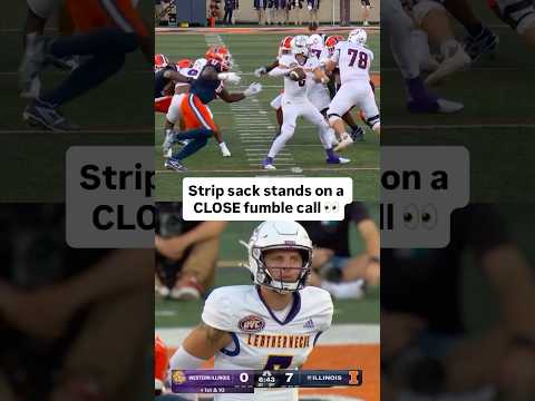 Was this a fumble? 🤔