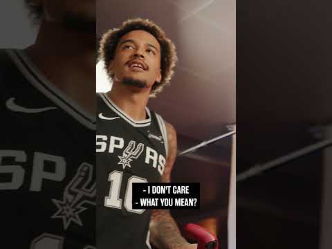 that escalated quickly 😂 #Spurs #NBA #keldonjohnson #jeremysochan #nba2k