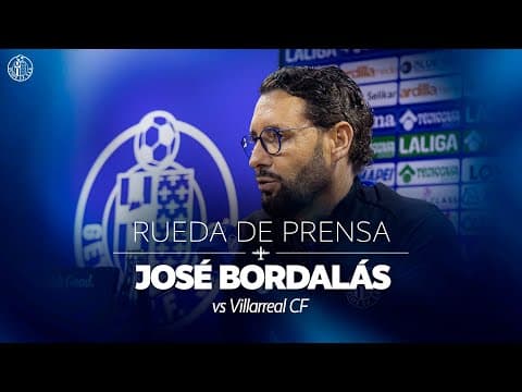 José Bordalás "Gracias a la afición que siempre está con nosotros"