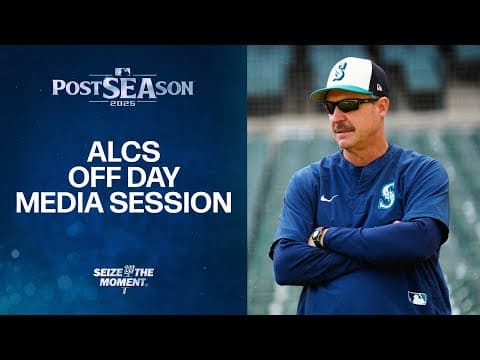 Mariners ALCS News Conference: Dan Wilson