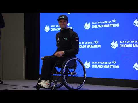 Marcel Hug Shares His Thoughts After Chicago Marathon Win