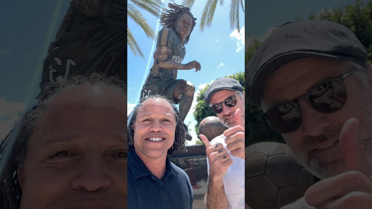 Hello from Cobi Jones & Kyle Martino #lagalaxy #mls
