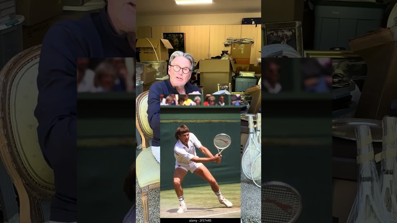 Garage Tales-Jimmy Connors talks about the Slazenger racket he played w in late 80’s #tennis #🎾