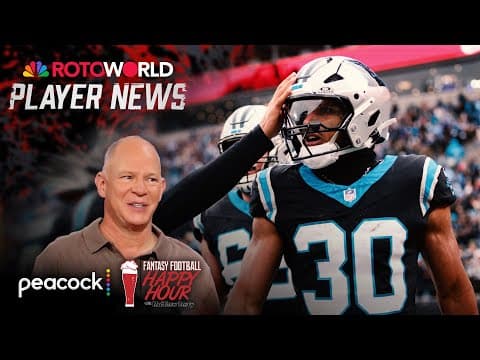 Can managers trust Panthers RB Chuba Hubbard again? | Fantasy Football Happy Hour | NFL on NBC