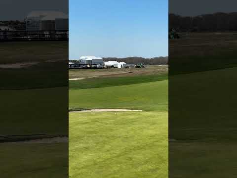 These greens are gonna be FAST and the run offs are gonna be BRUTAL at Shinnecock this week 👀🤣