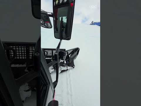 This snowcat is on a CABLE. Here's why: