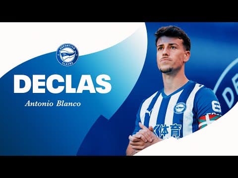 Antonio Blanco: "Hemos tenido un arranque buenísimo" | Deportivo Alavés
