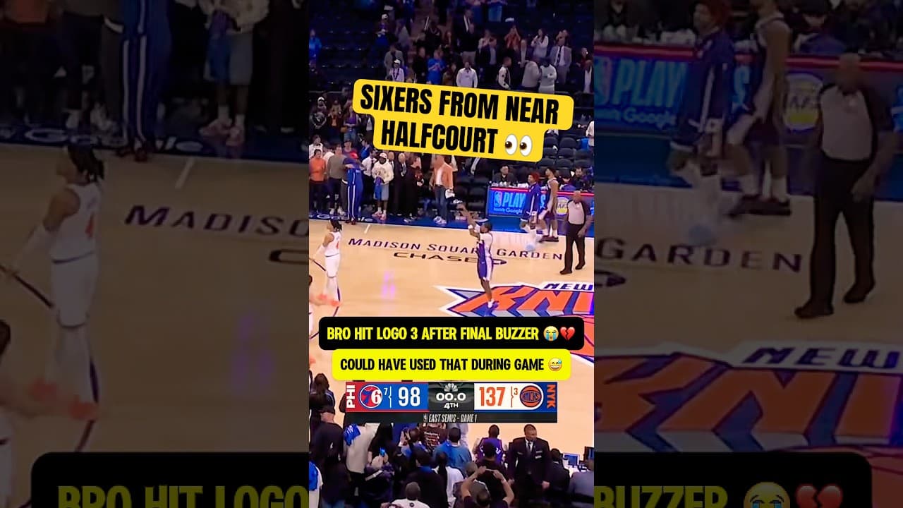 Sixers started hitting shots after buzzer 😅😅