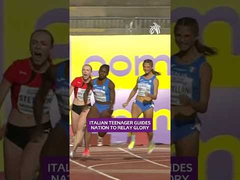 Azzurri relay glory 🟦🇮🇹… and another gold🥇 for 15-yr old rising star Kelly Doualla #Tampere2025