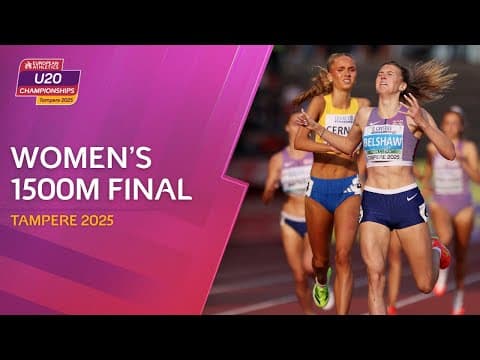 Rising British star STRIKES gold! 💫🥇 Women's 1500m replay | Tampere 2025