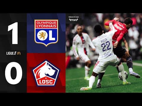 HIGHLIGHTS I Le LOSC s'incline à Lyon (1-0) ❌ avec @etorofrance877 🤝