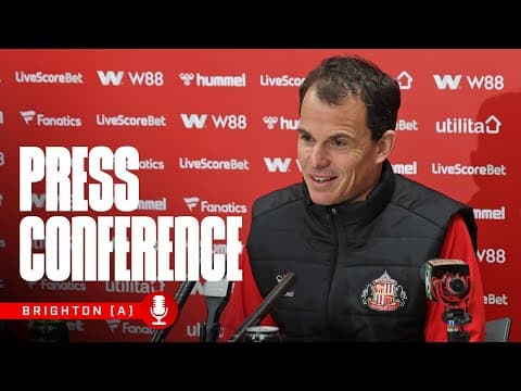 Brighton & Hove Albion vs Sunderland AFC | Régis Le Bris' Premier League Press Conference