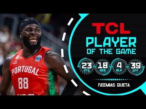 Neemias Queta (23 PTS) | TCL Player Of The Game | CZE 🇨🇿 vs POR 🇵🇹 | FIBA EuroBasket 2025
