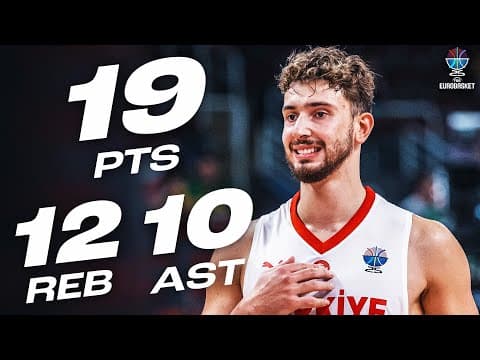 Alperen Sengun's HISTORIC TRIPLE-DOUBLE! | FIBA EuroBasket 2025 | September 9, 2025