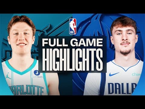 HORNETS at MAVERICKS | FULL GAME HIGHLIGHTS | January 29, 2026