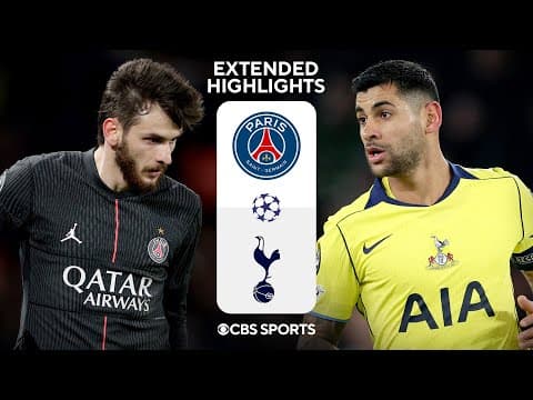 PSG vs. Tottenham: Extended Highlights | UCL League Phase MD 5 | CBS Sports Golazo