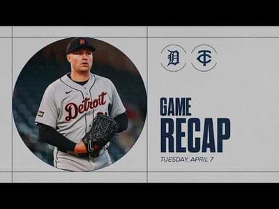 Tigers vs. Twins Highlights | 4/7/26