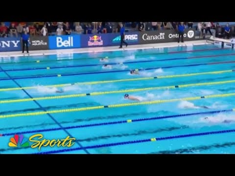 Gretchen Walsh RUNS AWAY with 100m fly triple crown and World Cup record in Toronto | NBC Sports