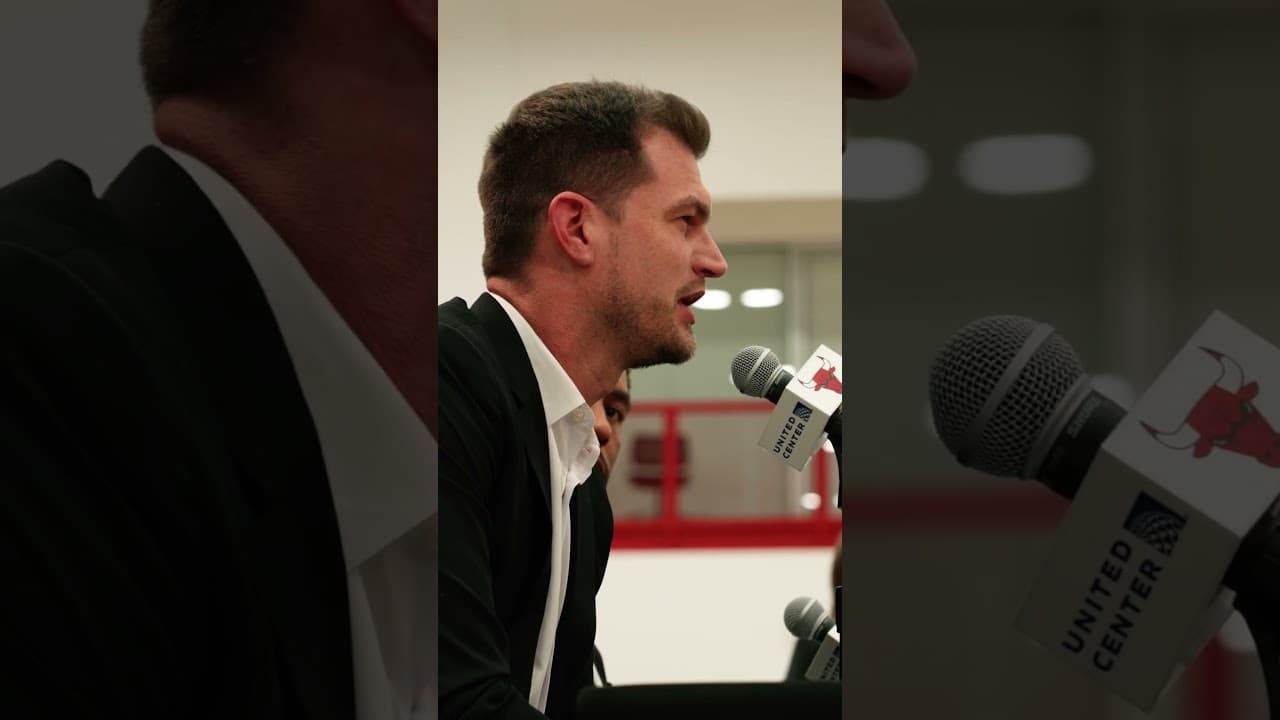 Tiago Splitter's first day as Chicago Bulls Head Coach 🎥 #nba #bts #chicagobulls #firstday