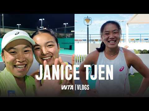 A Day in the Life with Janice Tjen | WTA Vlogs | Mubadala Abu Dhabi Open 2026