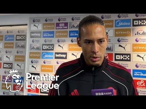Virgil van Dijk reflects on Liverpool's 'disappointing' loss to City | Pro Soccer Talk | NBC Sports