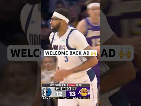Anthony Davis is back!