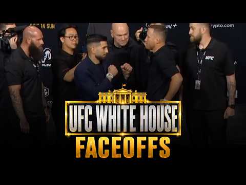 UFC White House Faceoffs: Topuria vs. Gaethje, Pereira vs. Gane | MMA Fighting
