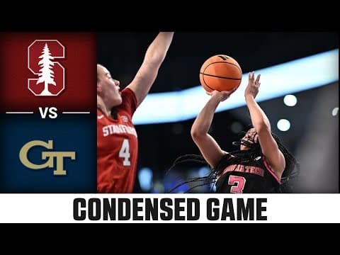 Stanford vs. Georgia Tech Condensed Game | 2025-26 ACC Women's Basketball