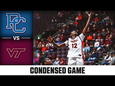 Presbyterian vs Virginia Tech Condensed Game | 2025-26 ACC Women's Basketball