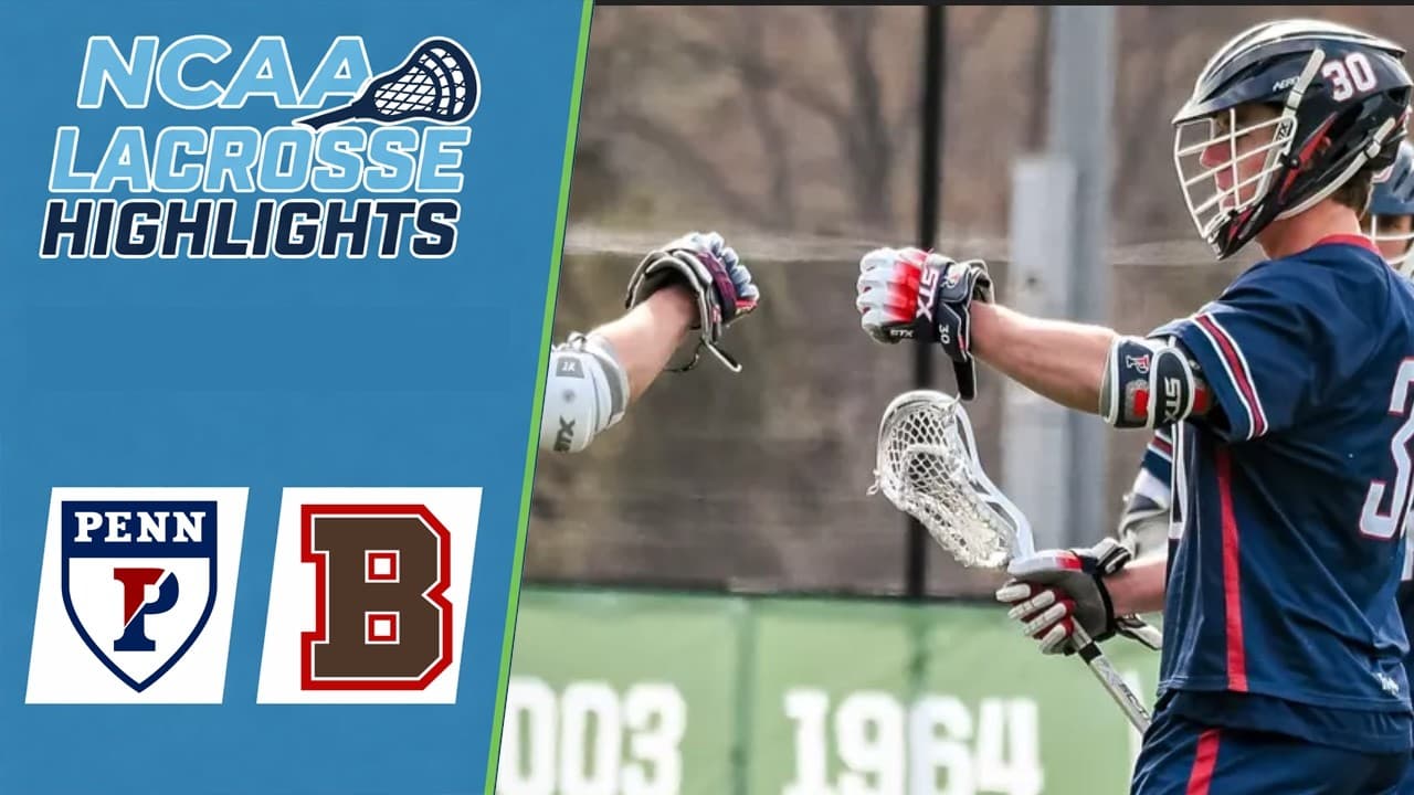 Pennsylvania vs Brown | NCAA College Lacrosse Highlights | April 18, 2026