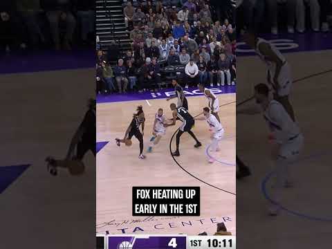 Swipa in double digits early 🦊👀  #spurs #nba #deaaronfox