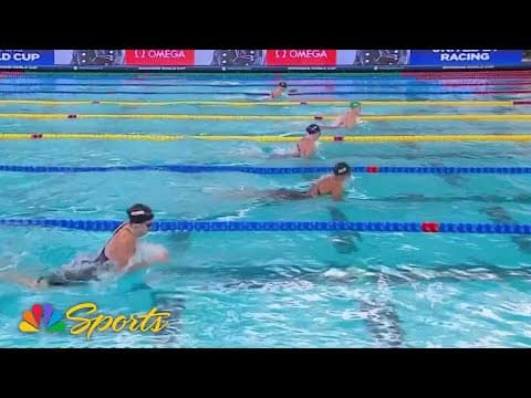 Kate Douglass breezes through 200m breaststroke on cruise control at Swimming World Cup | NBC Sports