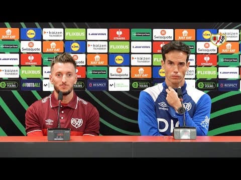 Íñigo Pérez y Balliu previa del Rayo Vallecano  - Lech Poznań