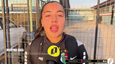Declaraciones Martina Oses Palestino 5-0 D. Temuco Fecha 10 Liga Femenina 24-05-2026