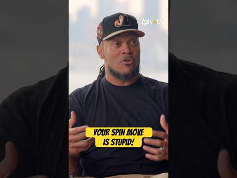 Brian Burns spin move is crazy but he tells Channing his secret to spotting the ducks on the line👀