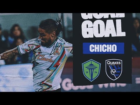 GOAL: Chicho with a Spectacular Goal vs. Seattle Sounders