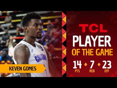 Keven Gomes (14 PTS) | TCL Player Of The Game | CPV 🇨🇻 vs TUN 🇹🇳 | #AfroBasket 2025