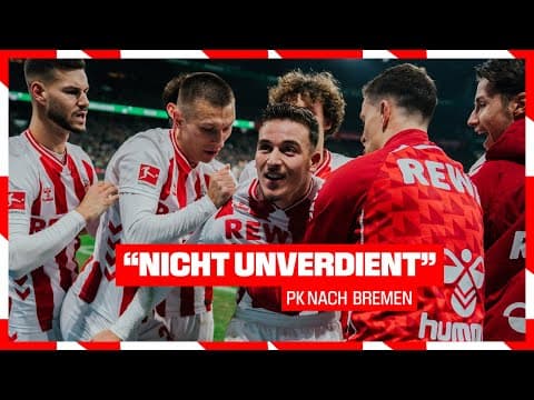 „Et hätt noch emmer joot jejange“ - Pressekonferenz nach Bremen | Werder Bremen - 1. FC Köln 1:1