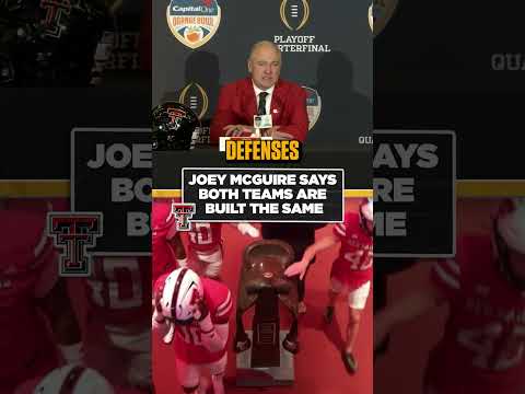 Joey McGuire on Clash of Elite Defenses and Explosive Offenses 🏟️ #CFB #TexasTech #Oregon