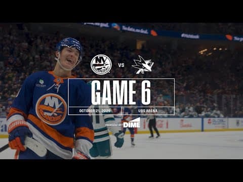 New York Islanders Game Recap | NYI 4 SJS 3