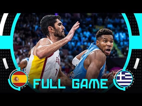 Group Phase | Spain v Greece | Full Basketball Game | FIBA EuroBasket 2025