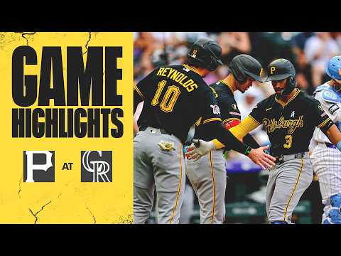 Reynolds Stays Hot, Gonzales Goes Deep in Bucs Win | Pirates at Rockies Highlights (6/18/26)