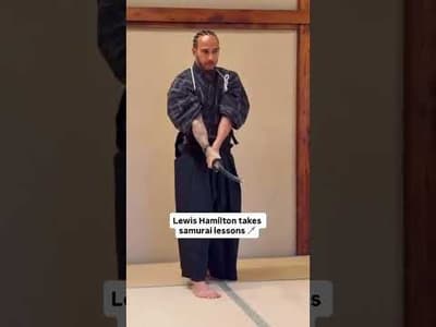 Lewis is fully locked into this season 🇯🇵 (via @lewishamilton/IG)